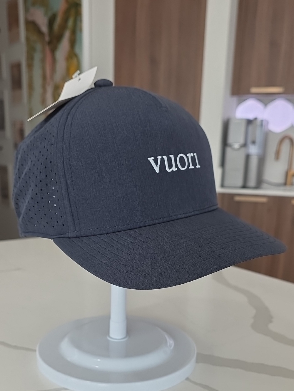 Vuori Dark Navy Embroidered Performance Cap